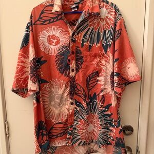 Men’s manuhealii aloha Hawaiian shirt xxl barely worn